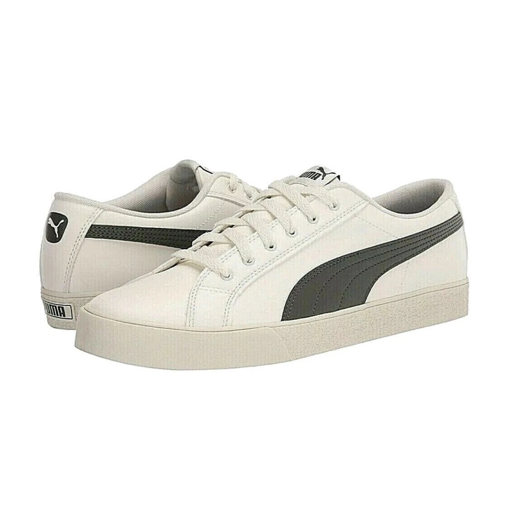 Puma Men's Off-White And Dark Gray Sneakers Puma Bari Z 'White Thyme Size 11.5